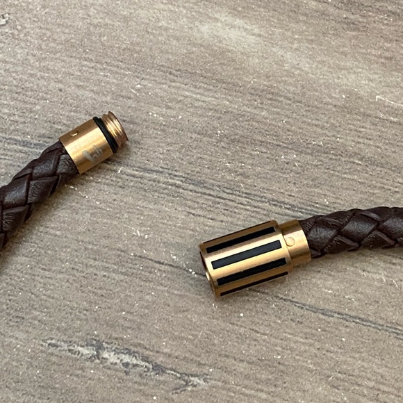 New Bruno Banani men’s leather cord necklace - Picture 6 of 9